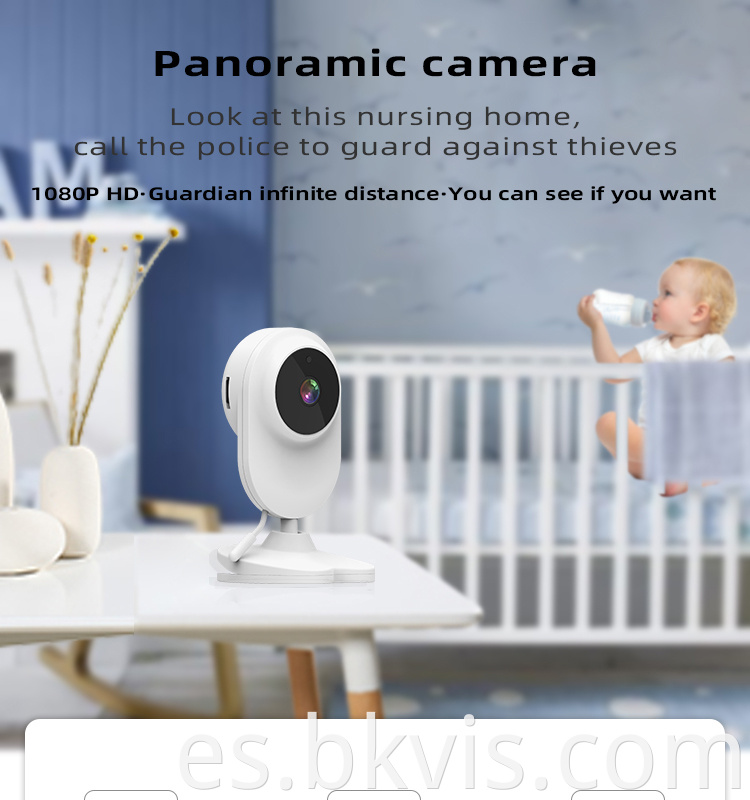 Indoor Night Vision Smart Surveillance Camera Baby Monitor